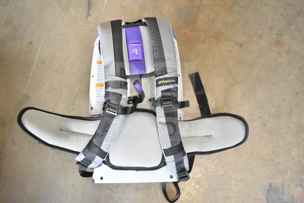 BRAND NEW ProTeam GoFit® 6 Qt. Cordless Backpack Vacuum. Scratch and dent. Features adjustable straps and ProTeam logo.