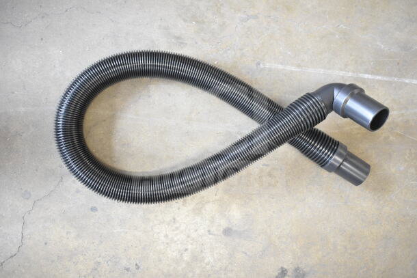 Black vacuum hose for ProTeam GoFit® 6 Backpack Vacuum, showing connectors. Brand new, scratch and dent condition.