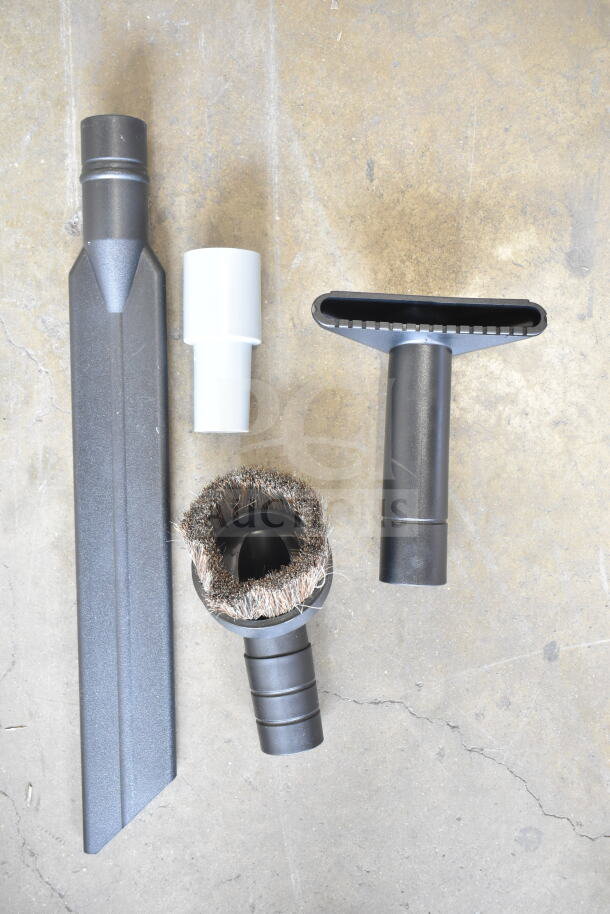 BRAND NEW ProTeam GoFit® 6 Qt. Cordless Backpack Vacuum attachments, including ProBlade Hard Surface and Carpet Kit.