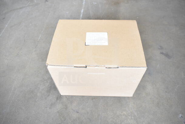 Cardboard box containing ProTeam GoFit® 6 quart cordless backpack vacuum. Item is scratch and dent but brand new.