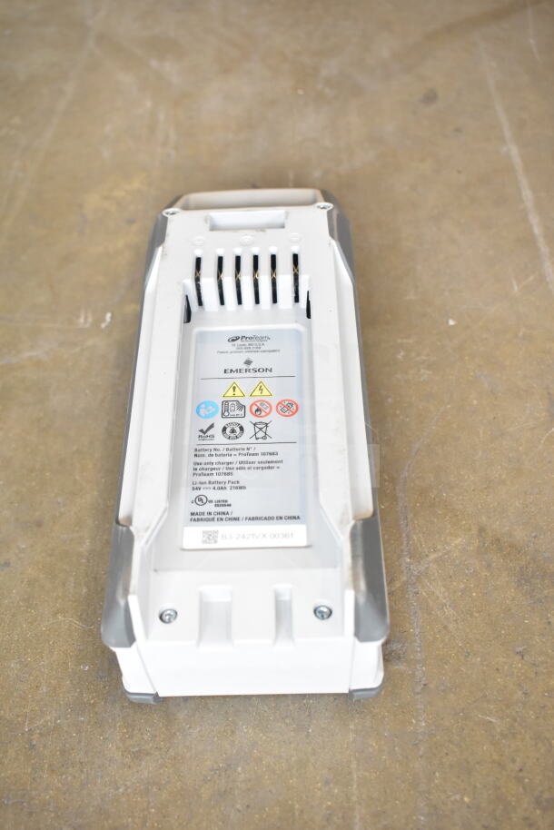 Brand new ProTeam GoFit® 6 cordless backpack vacuum, model 107784. Includes ProBlade kit. Scratch and dent condition.