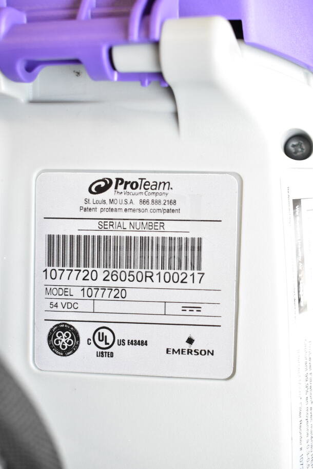 BRAND NEW ProTeam GoFit® 6 Qt. Cordless Backpack Vacuum, Model 1077720, UL listed, with ProBlade Kit, 4.0 Ah, scratch and dent.