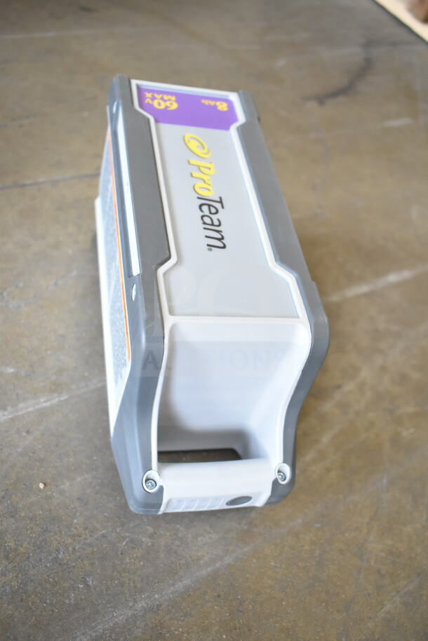 BRAND NEW ProTeam GoFit® 6 Qt. Cordless Backpack Vacuum, model 107787, with 8.0 Ah battery. Scratch and dent condition.