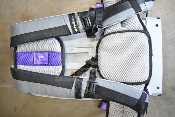 BRAND NEW ProTeam GoFit® 6 Qt. Cordless Backpack Vacuum with straps, 107786 label, and multi-surface wand kit.