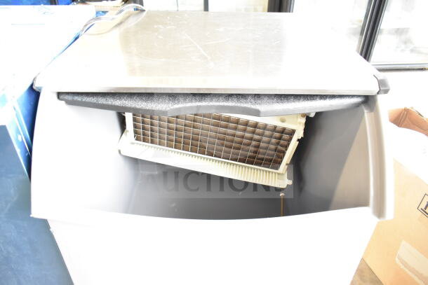 Brand new Ice-O-Matic CIMU220FA90 undercounter ice machine with 74 lb. bin, scratch and dent, 223 lb. capacity, 115V.