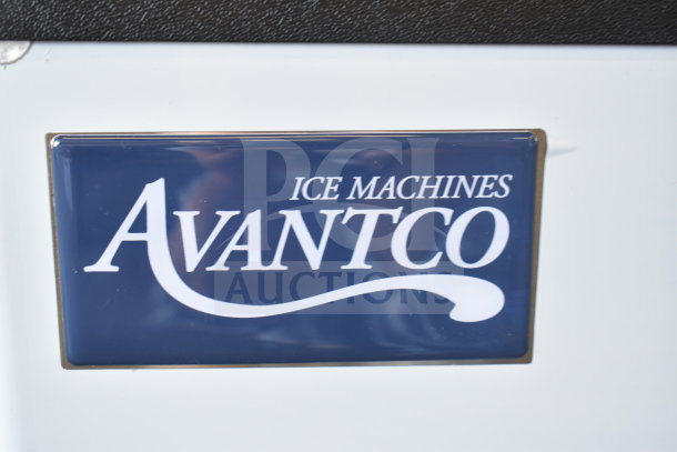 Brand new Avantco 194MCF430A ice machine label, commercial modular, full cube, 397 lb output, 115 volts, 1 phase.