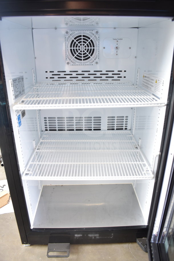 IDW G-4.35SS-N234B Mini Cooler Merchandiser, 110-120V, 1 phase, interior with three shelves, stainless steel finish.