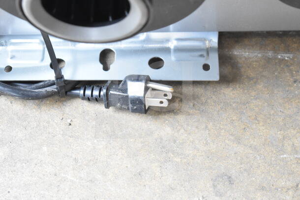 BRAND NEW Rinnai RX199iN tankless water heater power cord, showing plug and cable on concrete surface.