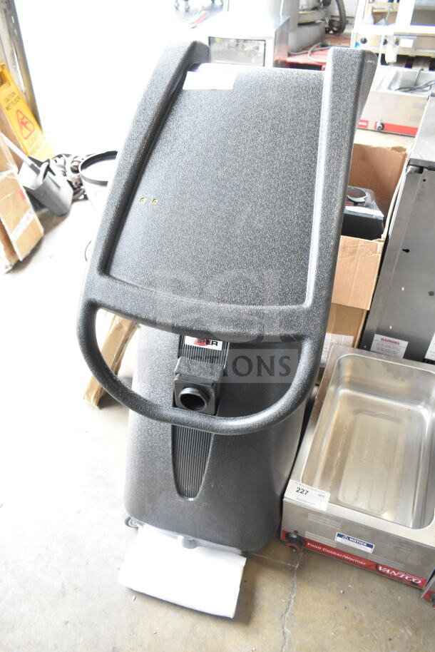 Brand new Viper SN18WD 18-gallon wet/dry vacuum with squeegee and tool kit. Features robust design, 120 volts. Scratch and dent condition.