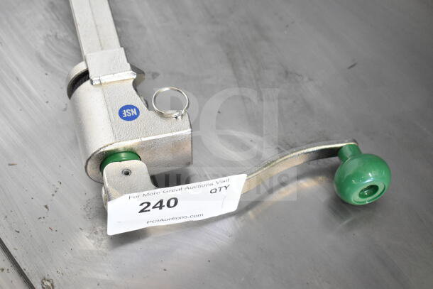 Brand new Garde XL CONSFNB heavy-duty #10 manual can opener by Monix, NSF certified, with minor scratches.