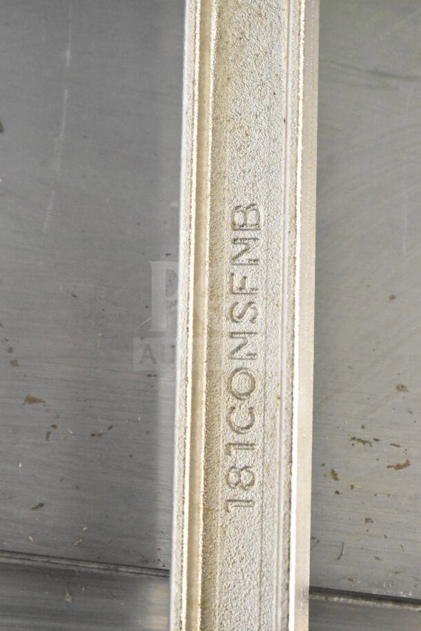 BRAND NEW Garde XL CONSFNB #10 NSF Manual Can Opener, marked 181CONSFNB, heavy-duty, minor scratches, by Monix.