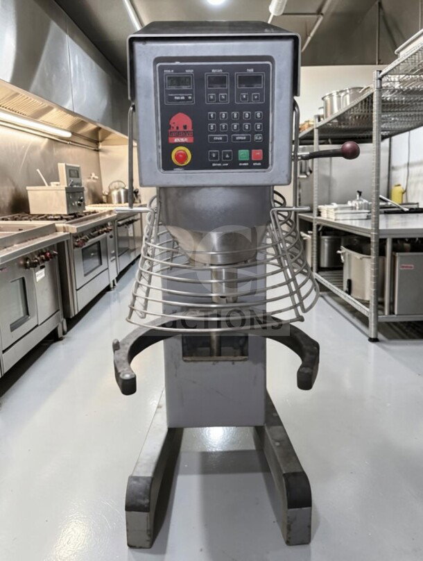 Varimixer W60 60 qt industrial planetary mixer in superior condition. Heavy-duty floor model, 220V, fully tested and operational.