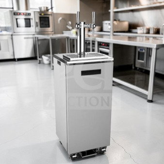 Multiplex ND21TS59 N2Mobile Mobile Nitrogen Dispenser, 3 gal keg capacity, 1 column, 2 taps, fully tested, excellent condition.