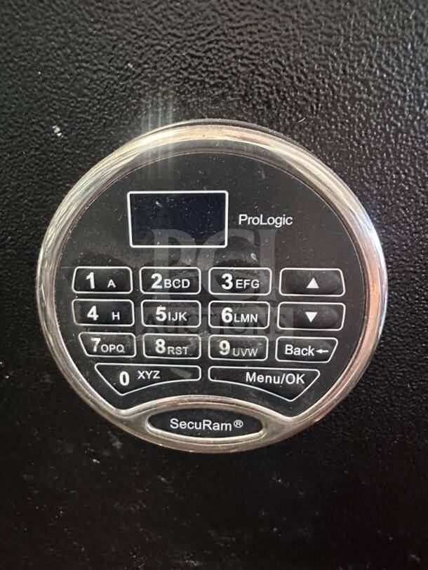 Blue Dot Safes Commercial Depository Safe with SecuRam ProLogic Digital Lock, heavy-duty, fully operational, prime condition.