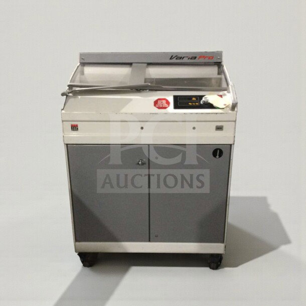 Exceptional condition JAC Varia Pro VPL 800 commercial bread slicer; 230V, 3 phase, fully tested, working, model JAC-L-SLC-0218.