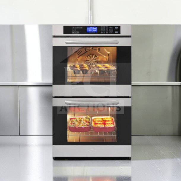 Brand new KoolMore KM-WO30D-SS 30" electric double wall oven in stainless steel, never used, scratch & dent condition.