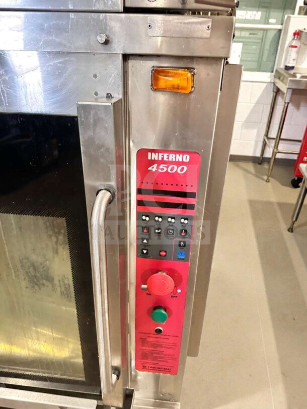 HARDT Inferno 4500 Commercial Electric Deck Oven, double stack, stainless steel, superior condition, model HDT-L-OVN-0377.