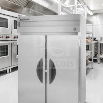Victory VR-2 V-Series 2 Door Commercial Reach-In Refrigerator, stainless steel, prime condition, fully tested.
