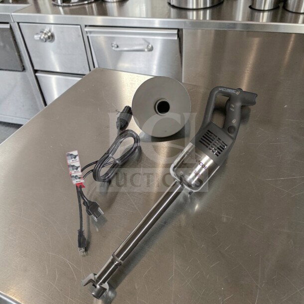 Robot Coupe MP450 Turbo immersion blender, 37" stainless steel shaft, superior condition, fully tested, includes power cord.