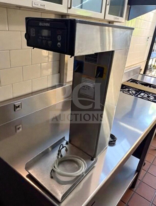 Like-new Bunn 52000.0301 ITB Infusion Dual Dilution Tea Brewer, stainless steel, 120V, NSF/UL listed, fully tested.