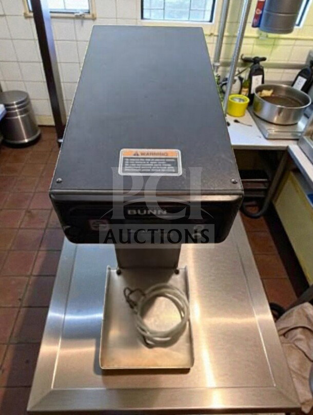 Bunn-O-Matic 52000.0301 ITB Single Tea Brewer, stainless steel, like-new, 120V, NSF/UL listed, fully tested operational.