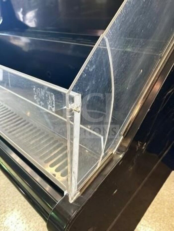 Howard-McCray SC-OS30E-3-B-LED open air cooler, 3 levels, 39", superior condition, LED lighting, UL/NSF listed, tested operational.