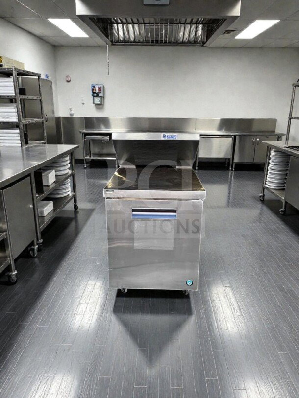 Hoshizaki CRMF27 27" undercounter freezer, stainless steel, 7.2 cu. ft., NSF/ETL listed, immaculate condition, fully tested.