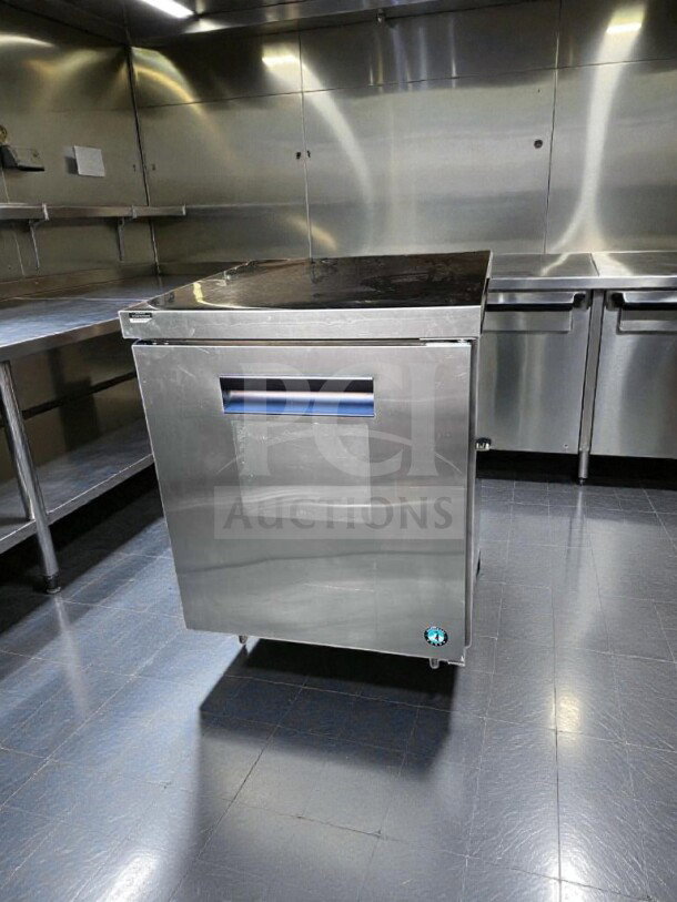 Immaculate Hoshizaki CRMF27 27" stainless steel undercounter freezer, 7.2 cu. ft., NSF/ETL listed, fully tested.