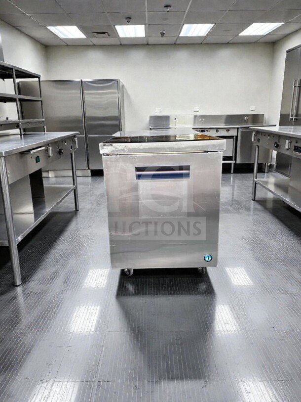 Hoshizaki CRMF27 undercounter freezer, stainless steel, 7.2 Cu. Ft., NSF/ETL listed, immaculate condition.