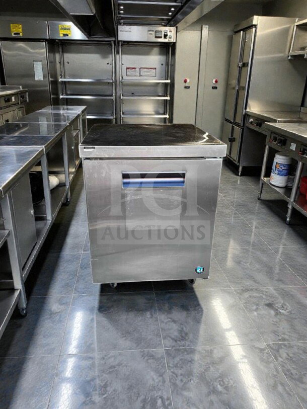 Hoshizaki CRMF27 27" stainless steel undercounter freezer, 7.2 cu. ft. capacity, NSF/ETL listed, immaculate condition.