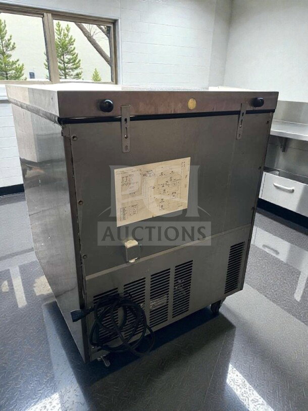 Hoshizaki CRMF27 undercounter freezer, 7.2 cu. ft., immaculate, stainless steel, NSF/ETL listed, fully operational.