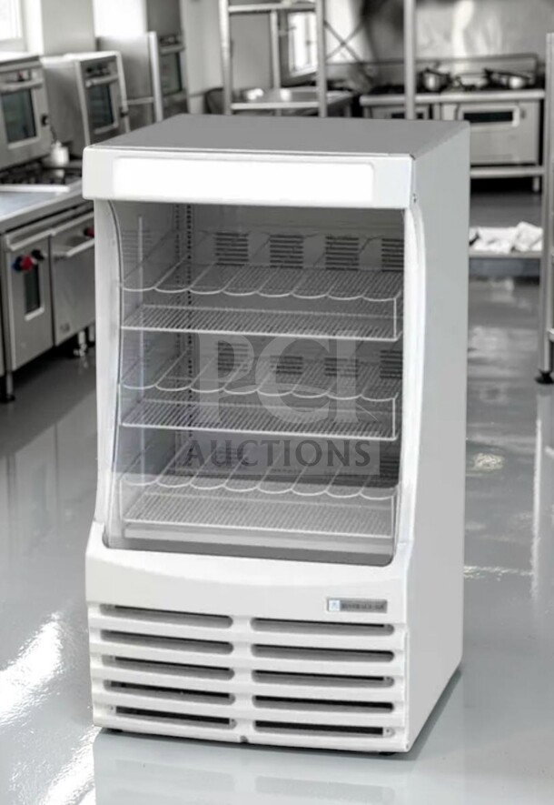 Beverage-Air BZ13-1-W The Breeze open display case, 30" wide, 3-tier, in exceptional condition, fully operational.