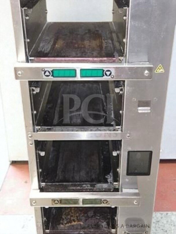 Prince Castle PHB41F1-PLK01 4-level heated holding bin, stainless steel, 120V, tested, UL/NSF listed, commercial use.