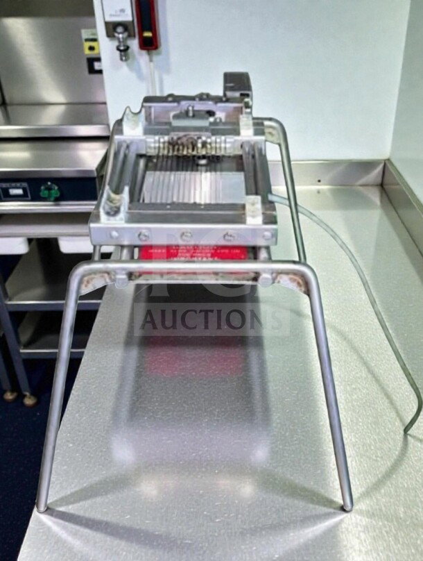 Edlund Series 350 commercial electric slicer, stainless steel and aluminum, 115V, NSF listed, fully operational condition.