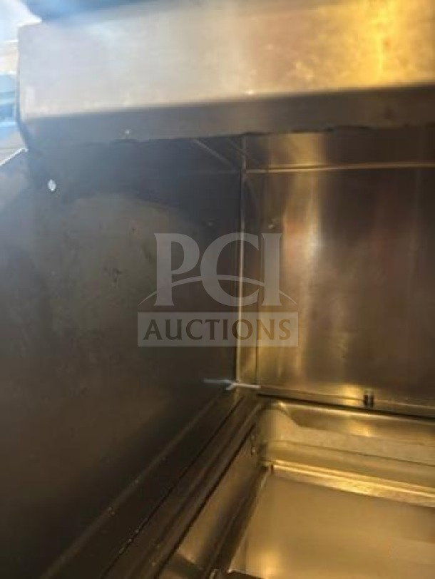 Randell 9040K-7 stainless steel refrigerated counter, 60", excellent condition, 14.67 cu. ft., NSF/UL listed.