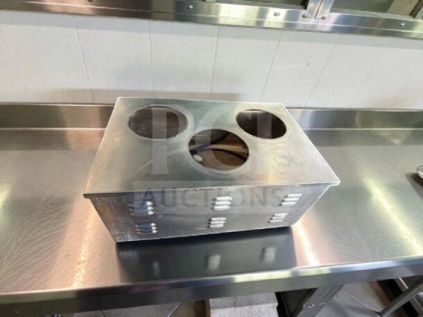 APW Wyott W-43Vi stainless steel countertop food warmer, 12" x 27", optimal condition, 120V, 1500W, NSF/UL listed.
