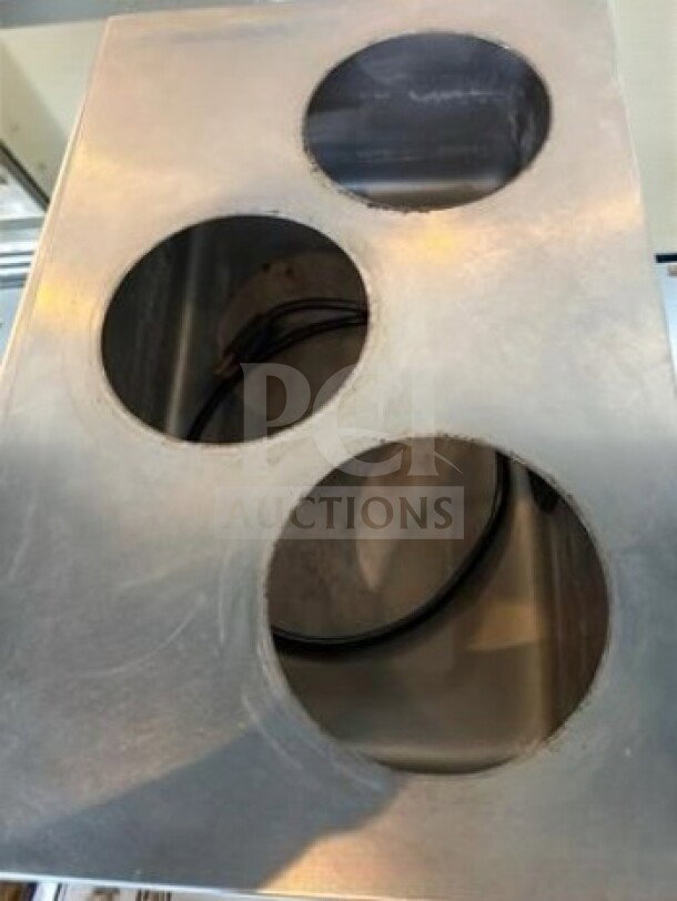 APW Wyott W-43Vi countertop food warmer, stainless steel, 12"x27", 4/3 size, NSF/UL listed, excellent condition.