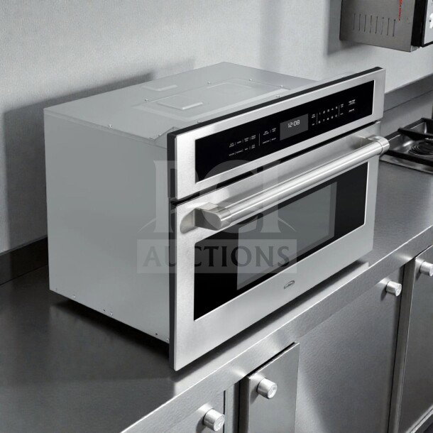 Brand new KoolMore KM-CWO30-SS, 30 in. built-in microwave with convection oven, air fryer, 1.6 cu. ft., UL certified.