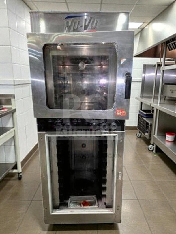 Nu-Vu OP-4/8M electric convection oven and proofer combo in exceptional condition, 208V, single phase, fully tested.