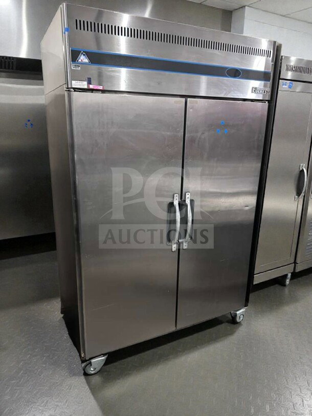 Everest ESR2 commercial reach-in refrigerator, stainless steel, high-grade condition, NSF & ETL listed, fully tested.