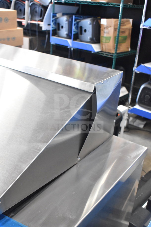 Brand new 2025 True TSSU-48-18M-B-HC sandwich prep table, minor dents, stainless steel, 115V, 1-phase.