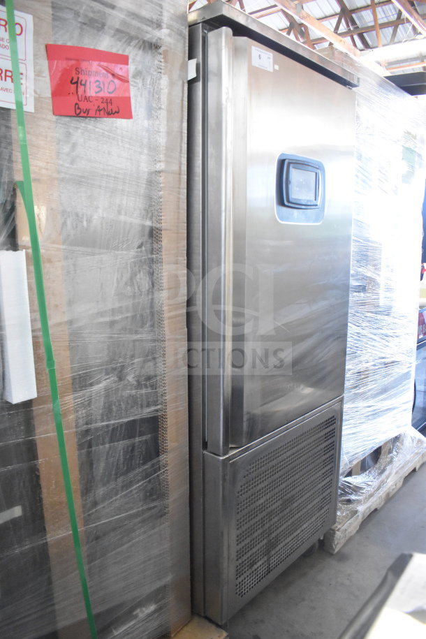 2021 Desmon GBF-15+ETL stainless steel commercial blast chiller shock freezer with 4 probes, 220V, 3-phase.