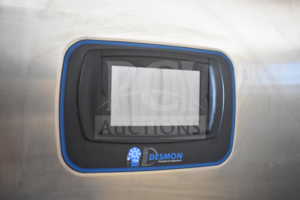 2021 Desmon GBF-15+ETL stainless steel blast chiller control panel with Desmon logo, for commercial use, 220V.