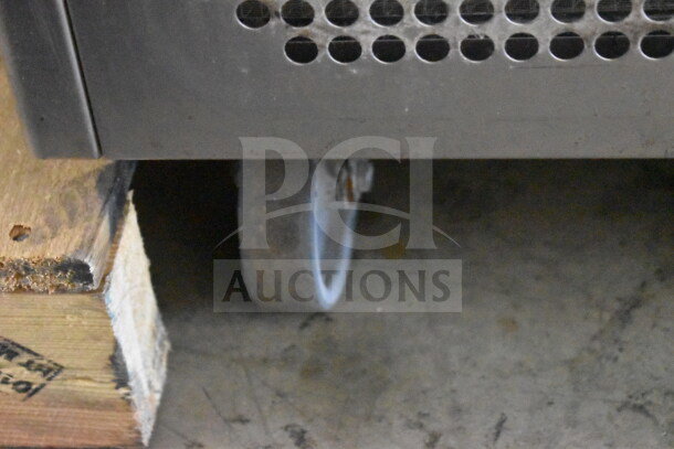 2021 Desmon GBF-15+ETL stainless steel blast chiller, industrial wheel, sturdy build, visible vents, 220V, 3-phase.
