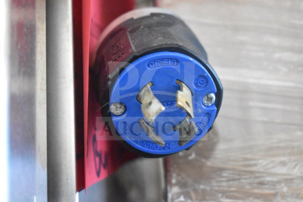Plug detail of 2021 Desmon GBF-15+ETL Stainless Steel Commercial Blast Chiller, 220V, 3 Phase.