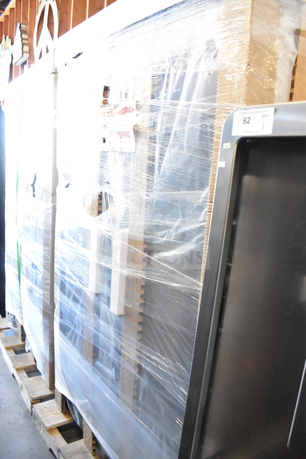 Brand new 2025 True TVM-48SL-HC commercial cooler. Scratch and dent condition, 2 doors, 115 volts, 1 phase. Wrapped on pallet.