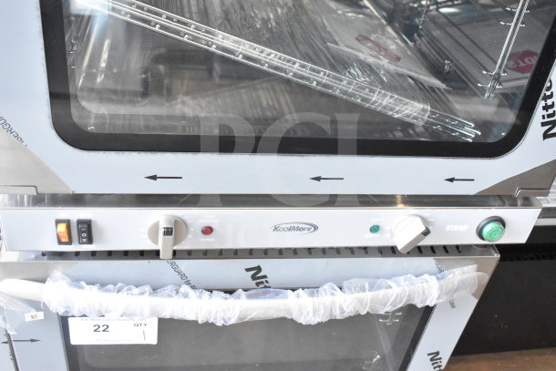 2025 KoolMore KM-CTCO-23STI countertop convection oven, brand new, with 4 racks, 2800W power, steam injection, 240V.