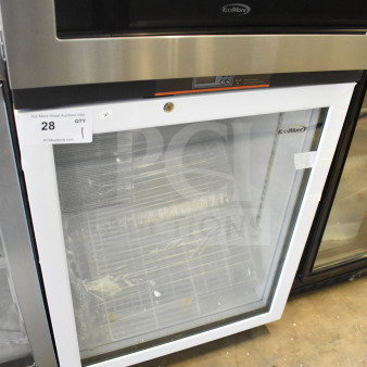 BRAND NEW 2025 KoolMore KM-PHR-45C countertop pharmacy refrigerator, 4.5 cu. ft., with emergency alarms, 115V, scratch and dent.