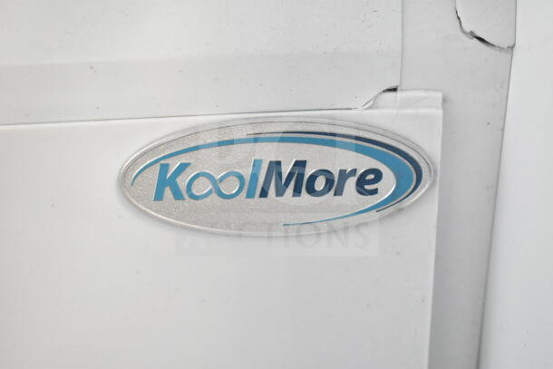 KoolMore CDC-3C-WH Display Refrigerator, 27-inch, 3.6 Cu Ft, slight scratch, dent, white finish, brand new.