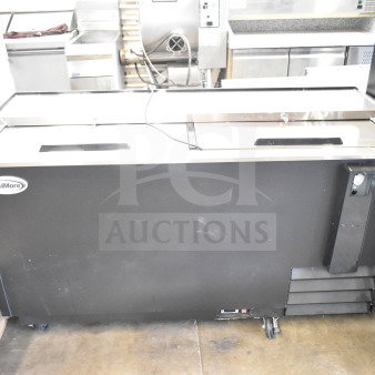 BRAND NEW KoolMore KM-BOC65-BK 65" commercial bottle cooler in black with built-in opener, ETL Listed, scratch and dent condition.